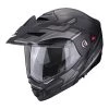 Policarbonato Casco Modulare Scorpion Adx-2 Carrera Nero Argento