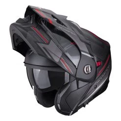 Negozio al dettaglio Scorpions 23 Policarbonato Casco Modulare Scorpion Adx-2 Carrera Nero Rosso