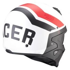 Mentoniera Removibile Casco Scorpion Covert X T-rust Bianco Rosso -Negozio al dettaglio Scorpions scorpion covertx trust biancorosso 3