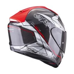 Fibra Casco Scorpion Exo-1400 Carbon Air Aranea Rosso -Negozio al dettaglio Scorpions scorpion exo1400 carbon air aranea rosso 3