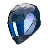 Fibra Casco Scorpion Exo-1400 Carbon Air Solid Blu