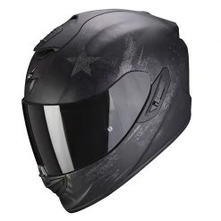Fibra Casco Scorpion Exo 1400 Air Asio Nero Argento