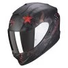 Fibra Casco Scorpion Exo 1400 Air Asio Nero Rosso -Negozio al dettaglio Scorpions scorpion exo1400air asio rosso