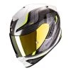 Fibra Casco Scorpion Exo 1400 Air Attune Giallo Bianco -Negozio al dettaglio Scorpions scorpion exo1400air attune giallo