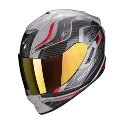 Fibra Casco Scorpion Exo 1400 Air Attune Grigio Rosso