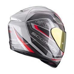 Fibra Casco Scorpion Exo 1400 Air Attune Grigio Rosso -Negozio al dettaglio Scorpions scorpion exo1400air attune grigiorosso 3