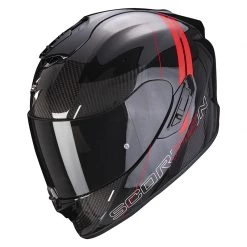 Fibra Casco Scorpion Exo 1400 Carbon Air Drik Rosso
