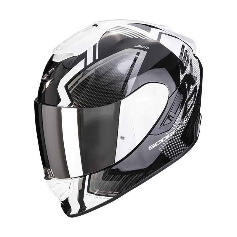 Fibra Casco Scorpion Exo 1400 Air Corsa Nero Bianco 3 Fibra Casco Scorpion Exo 1400 Air Corsa Nero Bianco