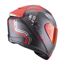 Fibra Casco Scorpion Exo 1400 Air Corsa Nero Rosso -Negozio al dettaglio Scorpions scorpion exo1400air corsa rosso 3