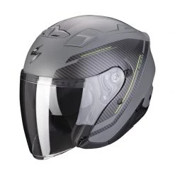 Policarbonato Casco Scorpion Exo 230 Fenix Grigio Opaco Nero