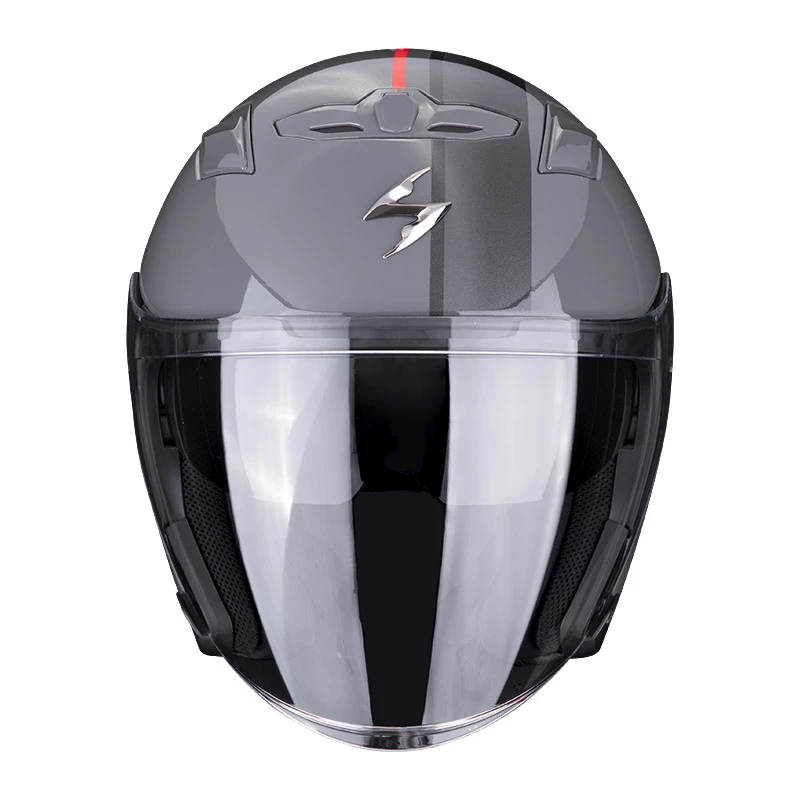 Policarbonato Casco Scorpion Exo 230 Sr Grigio Rosso 4 Policarbonato Casco Scorpion Exo 230 Sr Grigio Rosso - immagine 2