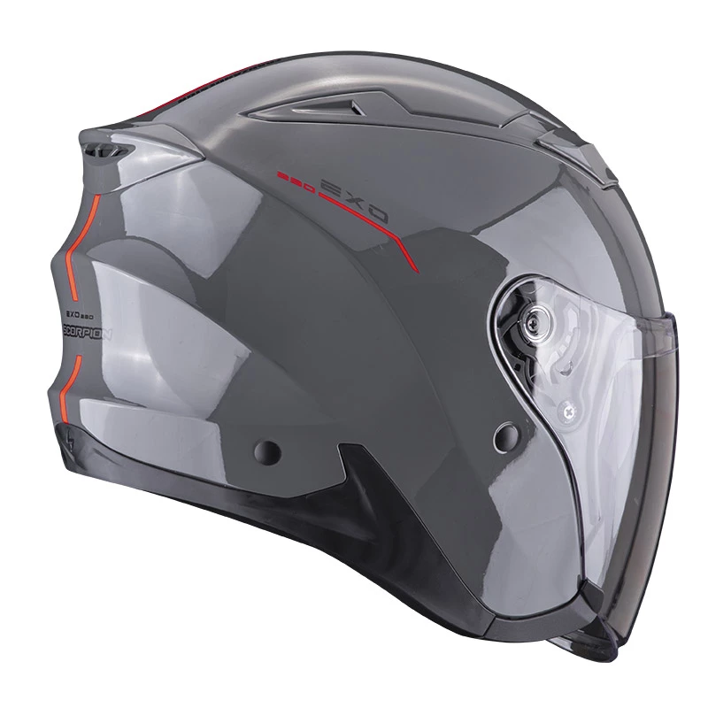 Policarbonato Casco Scorpion Exo 230 Sr Grigio Rosso 5 Policarbonato Casco Scorpion Exo 230 Sr Grigio Rosso - immagine 3