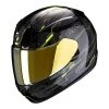 Policarbonato Casco Scorpion Exo 390 Beat Giallo Nero