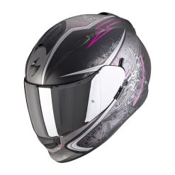 Policarbonato Casco Scorpion Exo 491 Run Nero Opaco Rosa