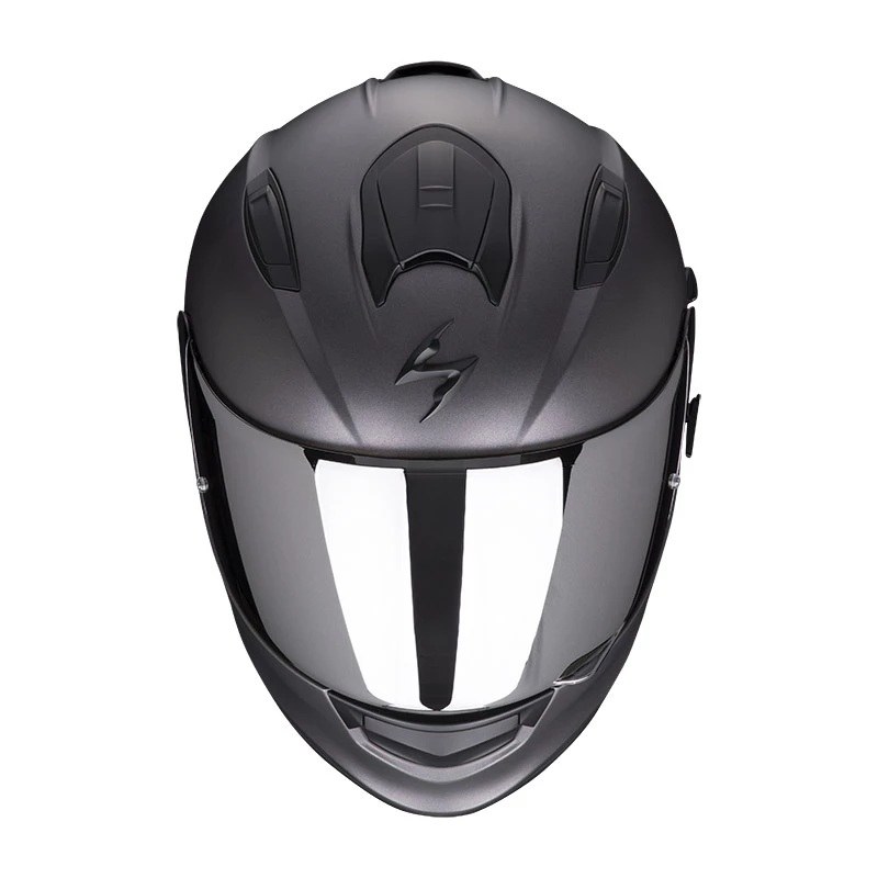 Policarbonato Casco Scorpion Exo 491 Solid Antracite Opaco 4 Policarbonato Casco Scorpion Exo 491 Solid Antracite Opaco - immagine 2