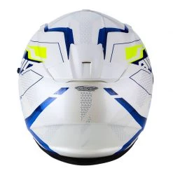 Policarbonato Scorpion Exo-510 Air Galva Bianco Blu -Negozio al dettaglio Scorpions scorpion exo510 galva blu 3