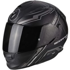 Policarbonato Scorpion Exo-510 Air Sync Nero Opaco Silver