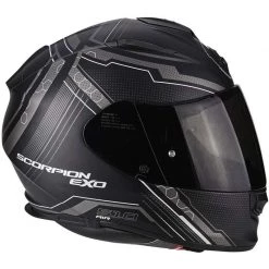Policarbonato Scorpion Exo-510 Air Sync Nero Opaco Silver 9 Policarbonato Scorpion Exo-510 Air Sync Nero Opaco Silver -Negozio al dettaglio Scorpions scorpion exo510 sync silver 4