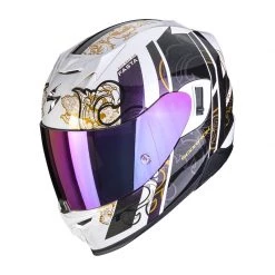 Policarbonato Casco Scorpion Exo 520 Air Fasta Bianco