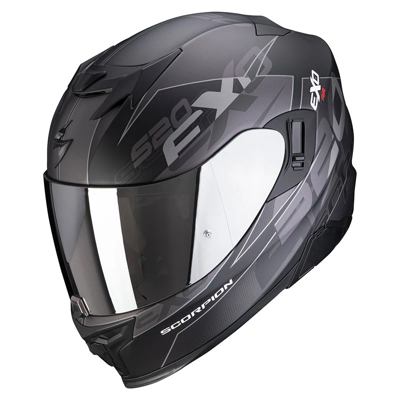 Policarbonato Casco Scorpion Exo 520 Air Cover Nero Argento 3 Policarbonato Casco Scorpion Exo 520 Air Cover Nero Argento