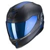 Policarbonato Casco Scorpion Exo 520 Air Laten Nero Blu -Negozio al dettaglio Scorpions scorpion exo520air laten blu