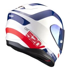 Policarbonato Casco Scorpion Exo 520 Air Lemans Bianco Blu 7 Policarbonato Casco Scorpion Exo 520 Air Lemans Bianco Blu -Negozio al dettaglio Scorpions scorpion exo520air lemans blu 3