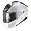 Policarbonato Casco Modulare Scorpion Exo 930 Cielo Bianco Nero -Negozio al dettaglio Scorpions scorpion exo930 cielo bianco