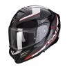 Policarbonato Casco Modulare Scorpion Exo 930 Navig Nero Rosso
