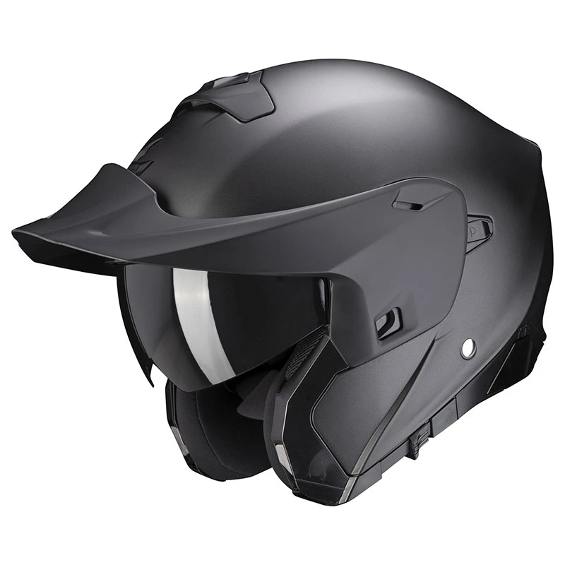 Policarbonato Casco Modulare Scorpion Exo 930 Solid Nero Opaco 4 Policarbonato Casco Modulare Scorpion Exo 930 Solid Nero Opaco - immagine 2