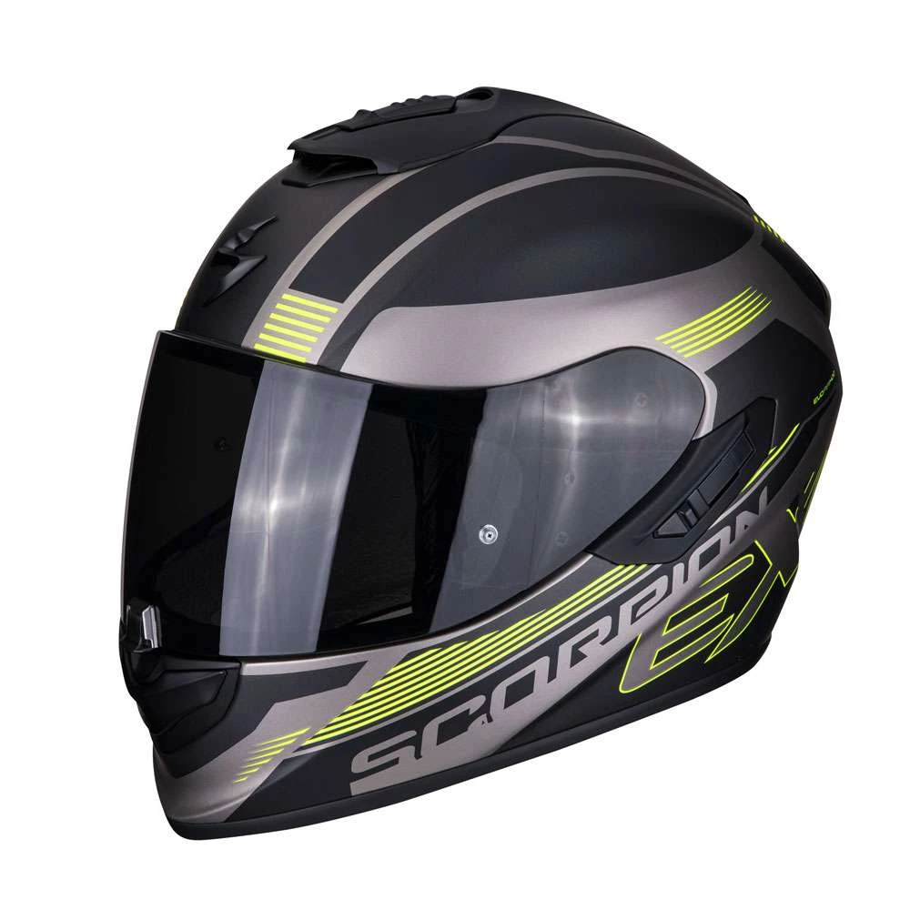 Fibra Casco Integrale Scorpion Exo 1400 Air Free Giallo Opaco 3 Fibra Casco Integrale Scorpion Exo 1400 Air Free Giallo Opaco