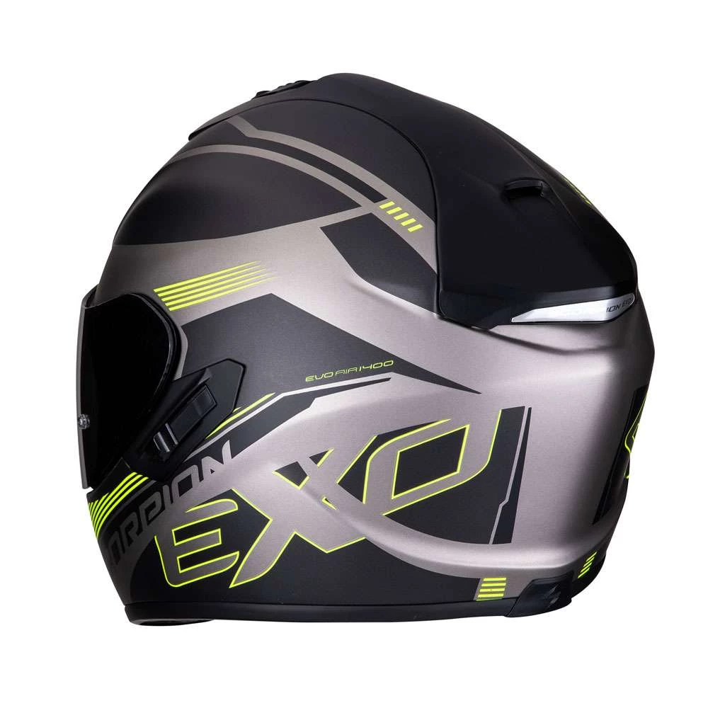 Fibra Casco Integrale Scorpion Exo 1400 Air Free Giallo Opaco 6 Fibra Casco Integrale Scorpion Exo 1400 Air Free Giallo Opaco - immagine 4