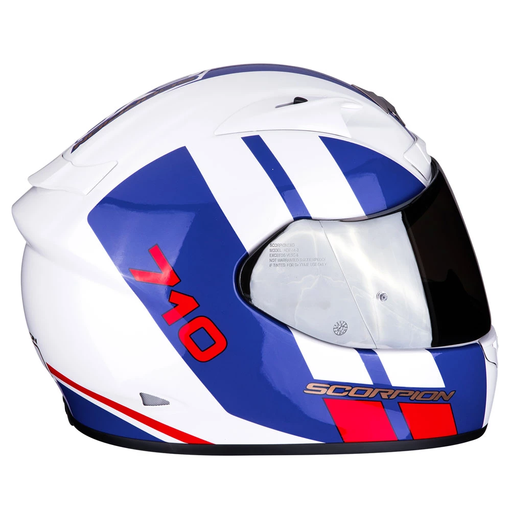 Fibra Casco Moto Scorpion Exo-710 Air Gt Blu 4 Fibra Casco Moto Scorpion Exo-710 Air Gt Blu - immagine 2