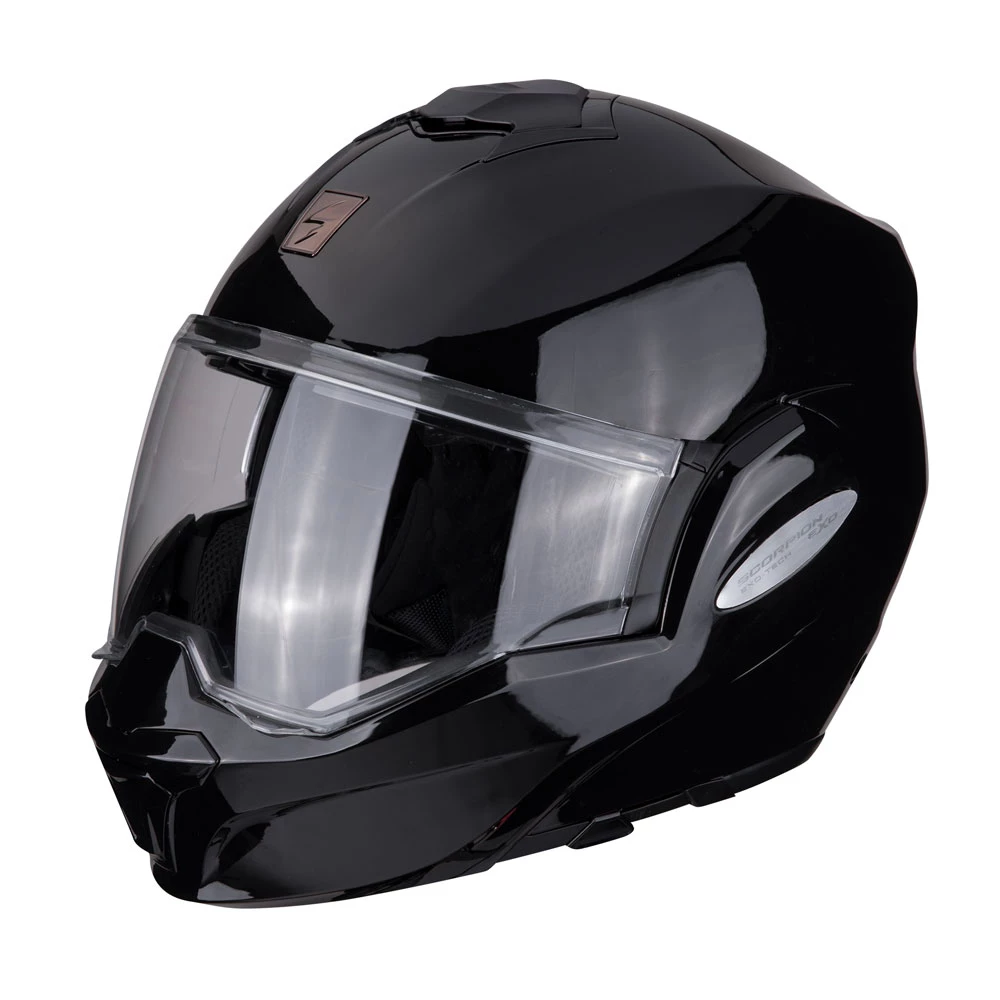 Policarbonato Casco Modulare Scorpion Exo Tech Solid Nero 3 Policarbonato Casco Modulare Scorpion Exo Tech Solid Nero