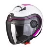 Policarbonato Casco Scorpion Exo City Roll Bianco Rosa 1 Policarbonato Casco Scorpion Exo City Roll Bianco Rosa -Negozio al dettaglio Scorpions scorpion exocity roll rosa