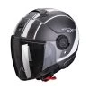 Policarbonato Casco Scorpion Exo City Scoot Argento Opaco Bianco -Negozio al dettaglio Scorpions scorpion exocity scoot argentomatt