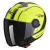 Policarbonato Casco Scorpion Exo City Scoot Giallo Nero