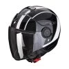 Policarbonato Casco Scorpion Exo City Scoot Nero Bianco -Negozio al dettaglio Scorpions scorpion exocity scoot nerobianco