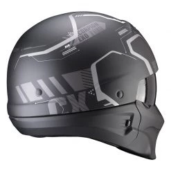 Mentoniera Removibile Casco Scorpion Exo Combat Evo Ram Nero Argento -Negozio al dettaglio Scorpions scorpion exocombatevo ram nerosilver 3
