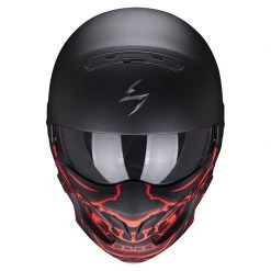 Mentoniera Removibile Casco Scorpion Exo Combat Evo Samurai Nero Rosso -Negozio al dettaglio Scorpions scorpion exocombatevo samurai rosso 2