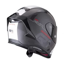 Fibra Casco Scorpion Exo R1 Carbon Air Mg Nero Bianco 7 Fibra Casco Scorpion Exo R1 Carbon Air Mg Nero Bianco -Negozio al dettaglio Scorpions scorpion exor1 carbon mg bianco 3