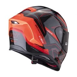 Fibra Casco Scorpion Exo R1 Gaz Nero Rosso -Negozio al dettaglio Scorpions scorpion exor1 gaz rosso 3