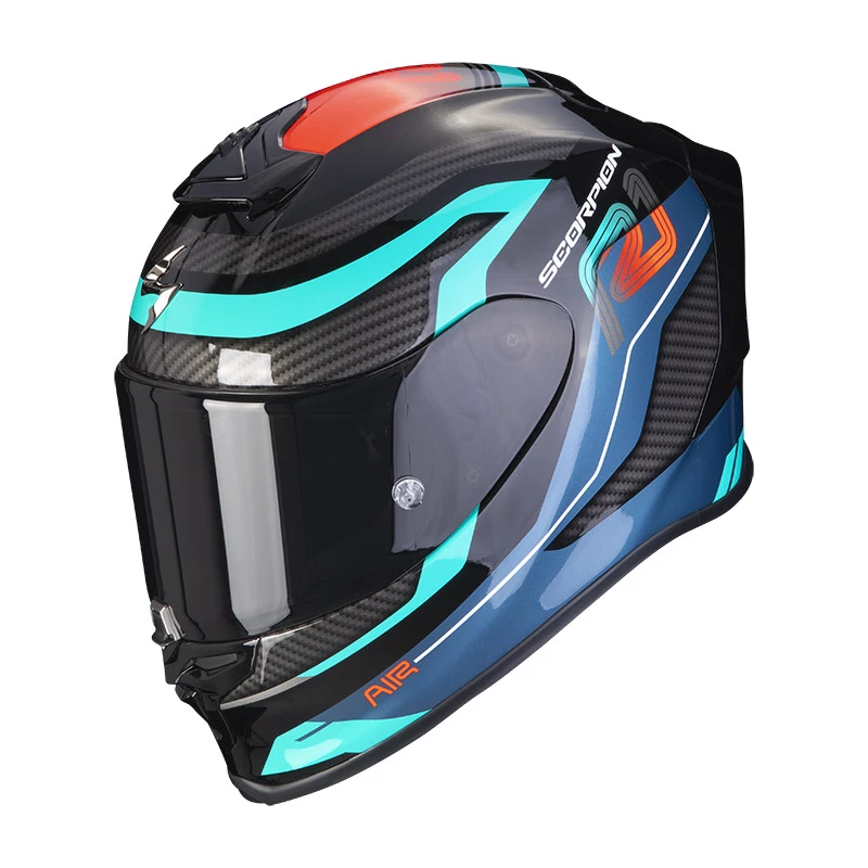 Fibra Casco Scorpion Exo R1 Vatis Nero Blu Rosso 3 Fibra Casco Scorpion Exo R1 Vatis Nero Blu Rosso