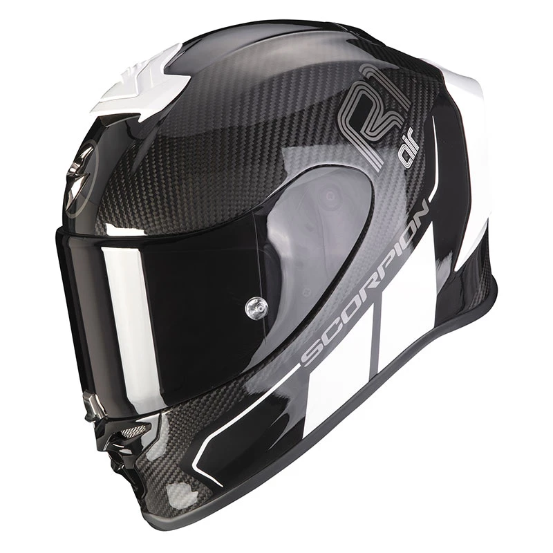 Fibra Casco Scorpion Exo R1 Carbon Air Corpus 2 Bianco 3 Fibra Casco Scorpion Exo R1 Carbon Air Corpus 2 Bianco