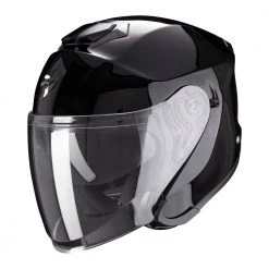 Fibra Casco Jet Scorpion Exo S1 Nero Lucido