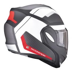 Policarbonato Casco Modulare Scorpion Exo Tech Trap Nero Rosso -Negozio al dettaglio Scorpions scorpion exotech trap rosso 3