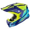 Fibra Casco Scorpion Vx-22 Air Attis Blu Giallo -Negozio al dettaglio Scorpions scorpion vx22 air attis blugiallo