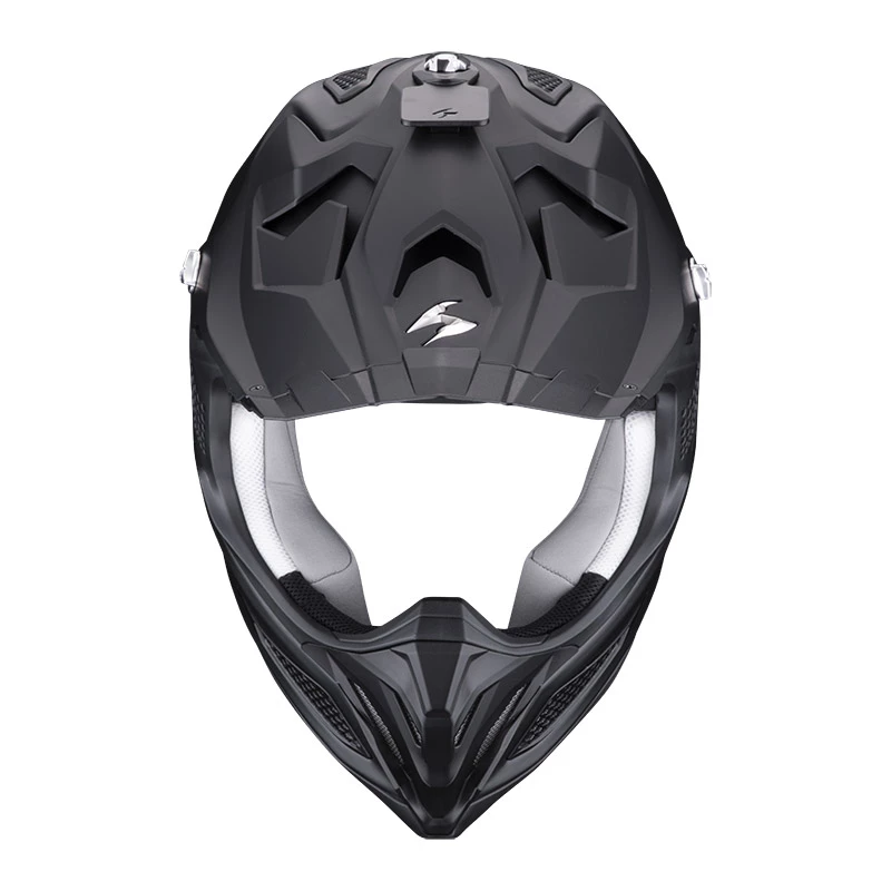 Fibra Casco Scorpion Vx-22 Air Solid Nero Opaco 4 Fibra Casco Scorpion Vx-22 Air Solid Nero Opaco - immagine 2