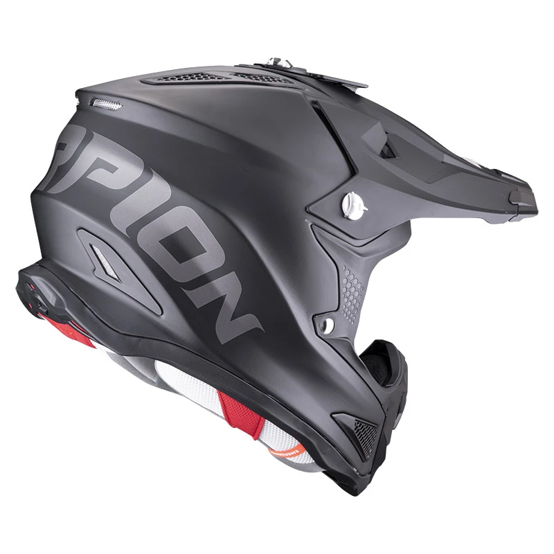 Fibra Casco Scorpion Vx-22 Air Solid Nero Opaco 5 Fibra Casco Scorpion Vx-22 Air Solid Nero Opaco - immagine 3