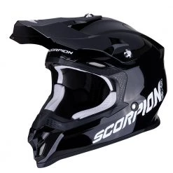 Policarbonato Casco Off Road Scorpion Vx-16 Air Solid Nero